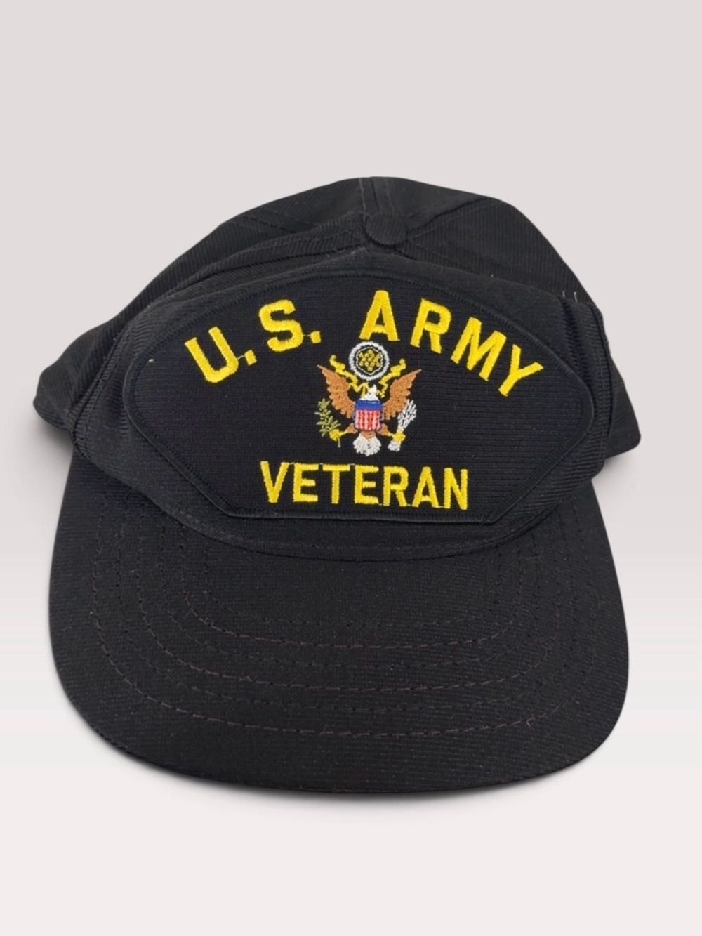 VINTAGE EAGLE CREST US ARMY VETERAN SNAPBACK HAT